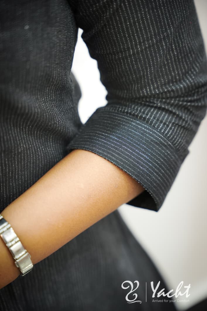 🖤Midnight Elegance A-Line Kurti