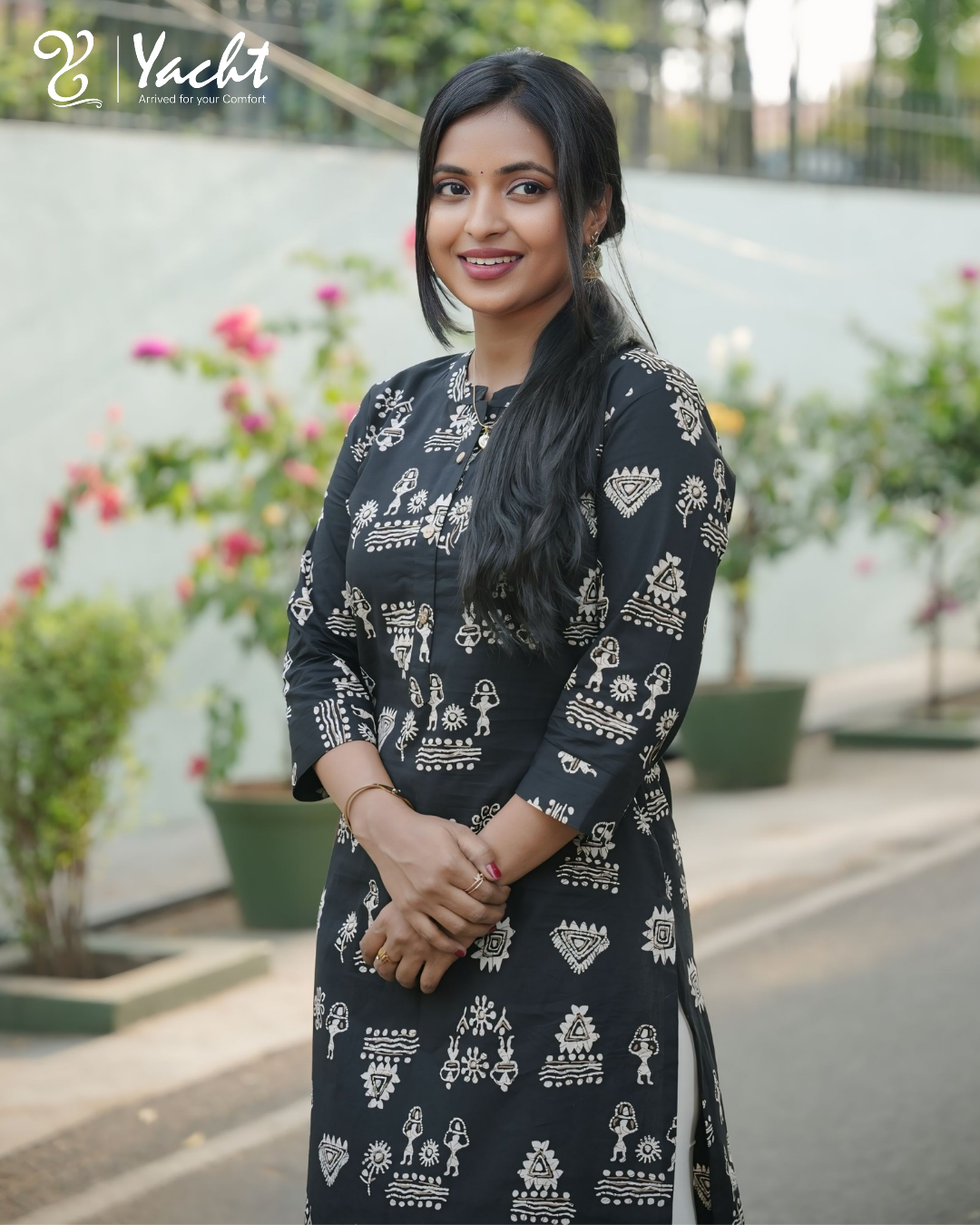 ✨Midnight Tribal Grace Kurti