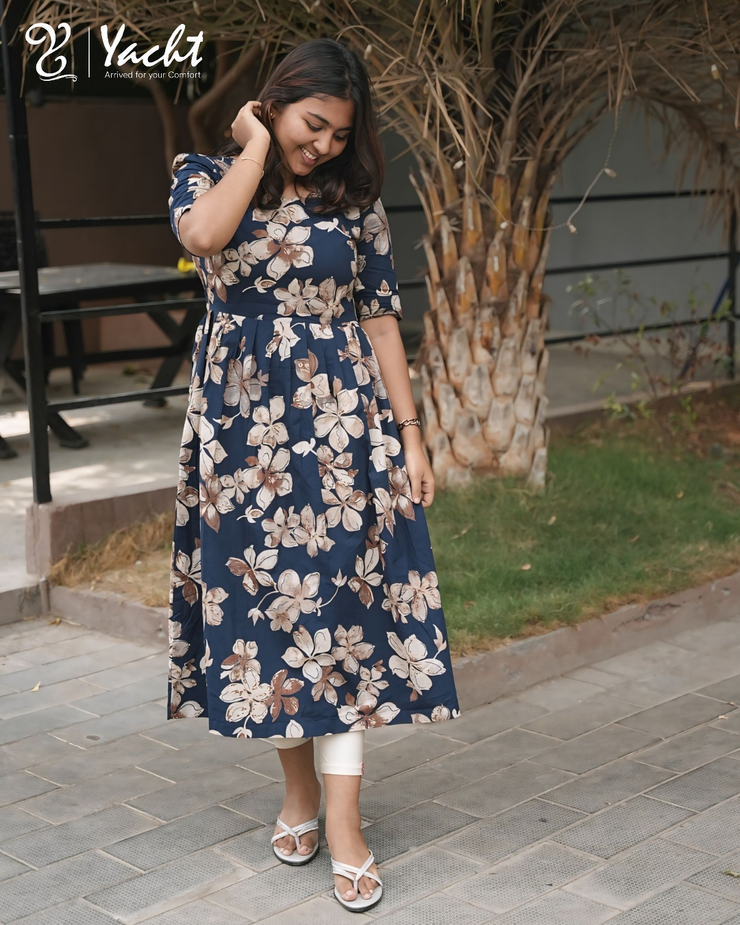 ✨Moonlit Blossom Anarkali