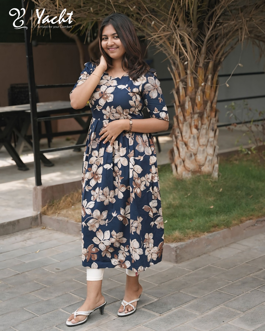 ✨Moonlit Blossom Anarkali