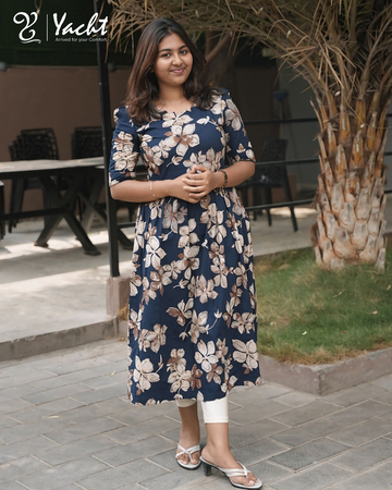 ✨Moonlit Blossom Anarkali